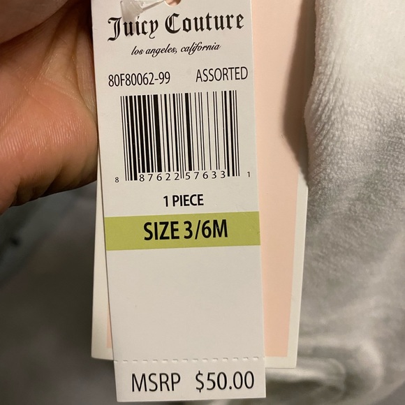 White Juicy Couture Onesie - Picture 2 of 2